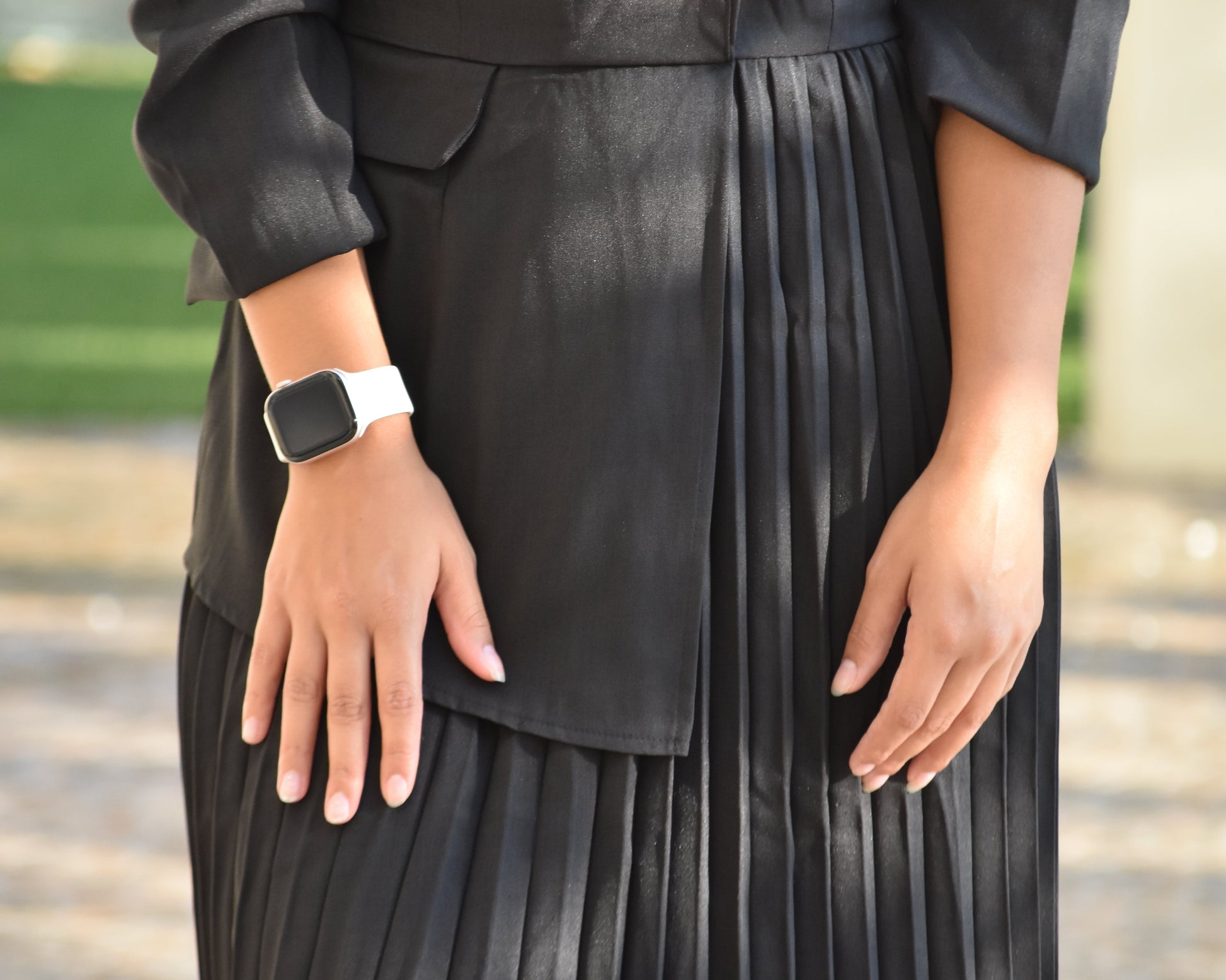 Conjunto de chaqueta vestido negro