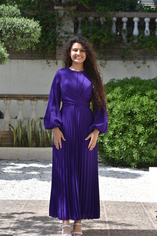 Vestido elegante morado