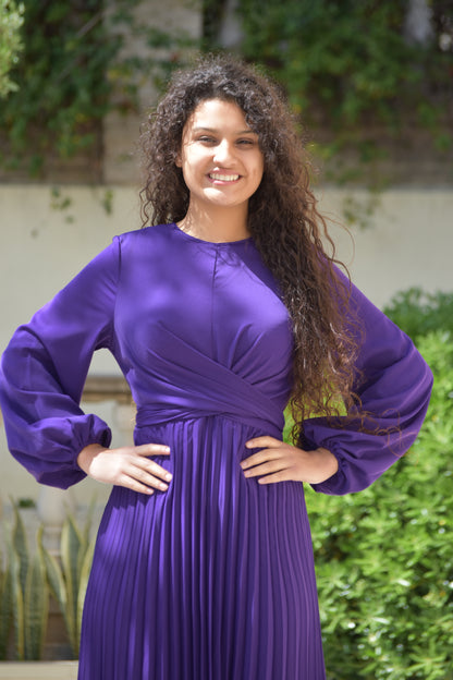 Vestido elegante morado