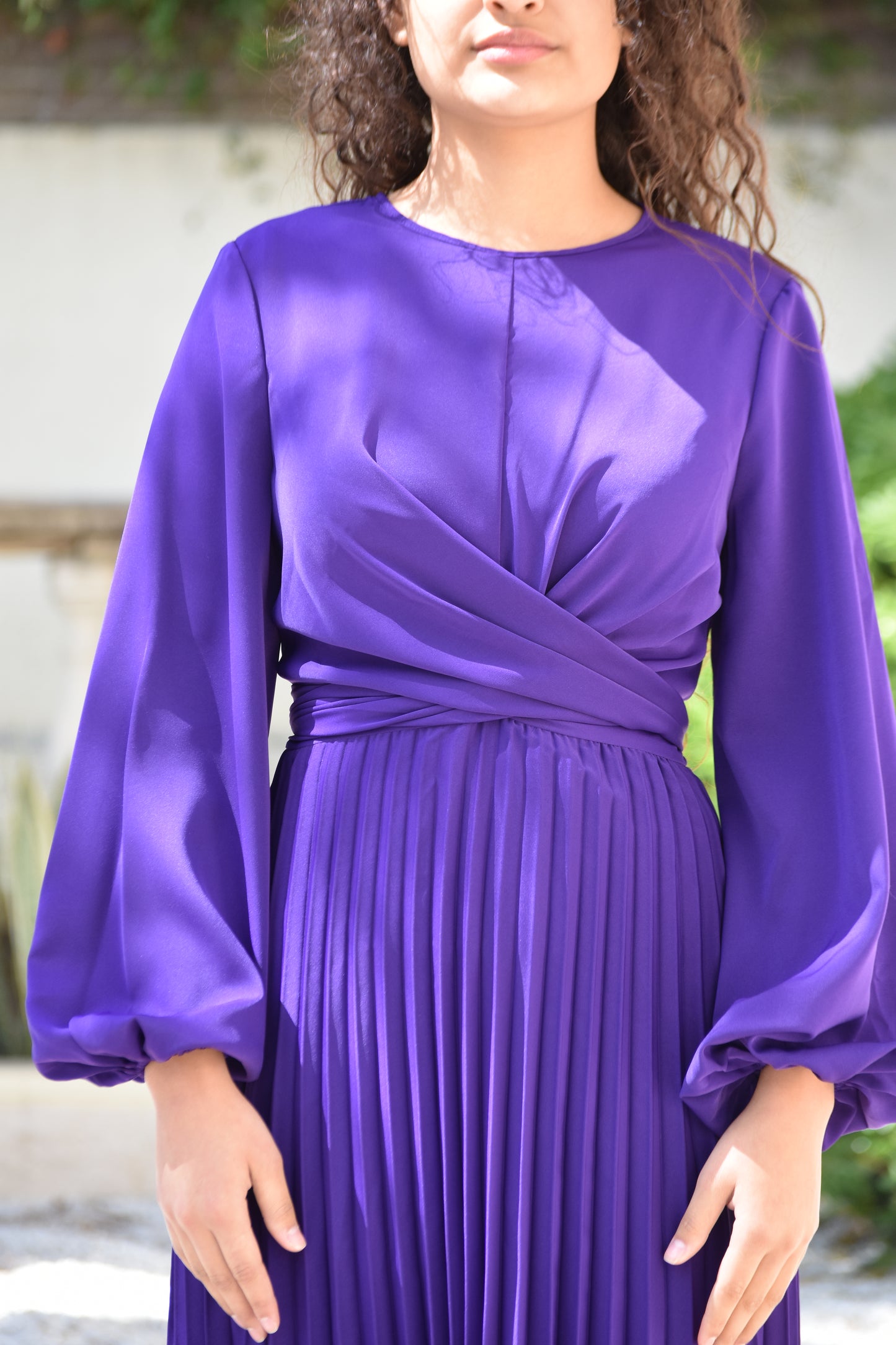 Vestido elegante morado