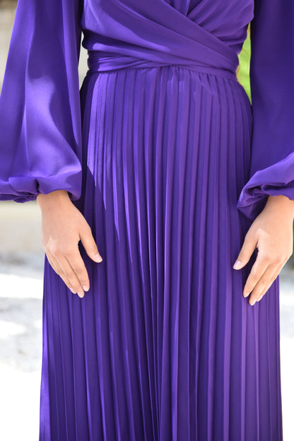 Vestido elegante morado