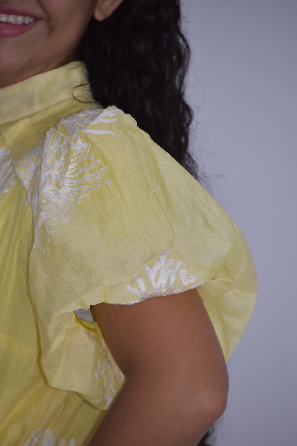 Vestido largo amarillo