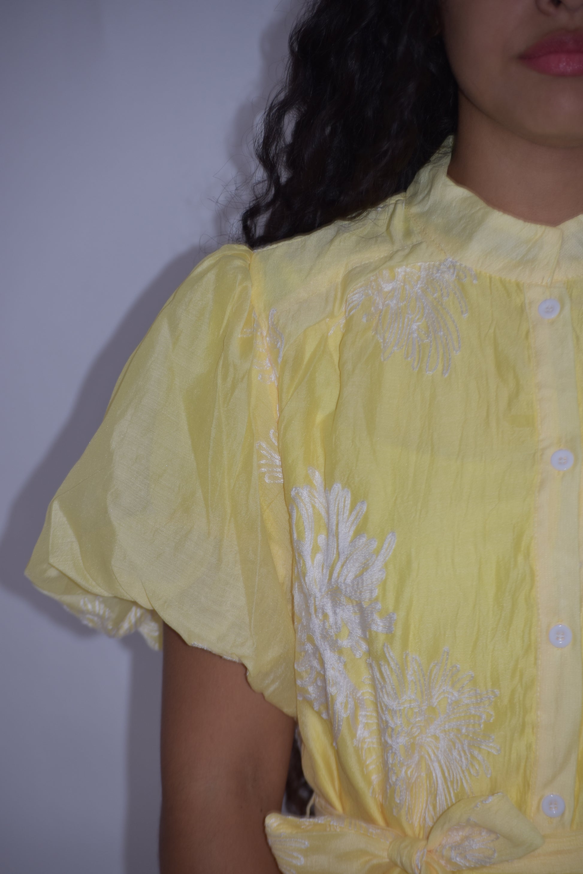 Vestido largo amarillo