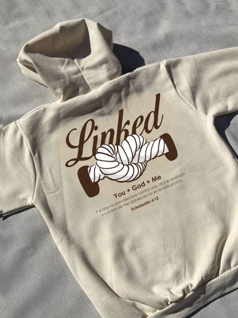 Hoodie Crema Linked